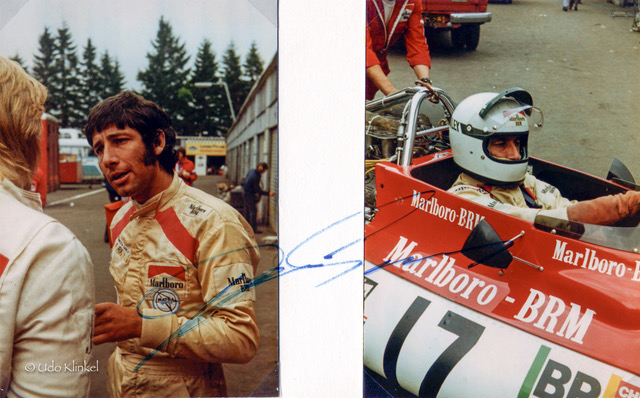 1972 Jul 30 German GP Howden Ganley Marlboro BRM With Reine Wisell Photo Udo Klinker