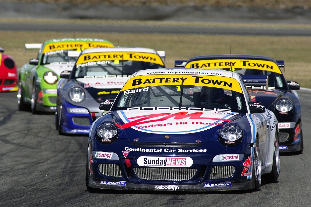 2009 Timaru Craig Baird0porsche 997 Gt3 Cup Car