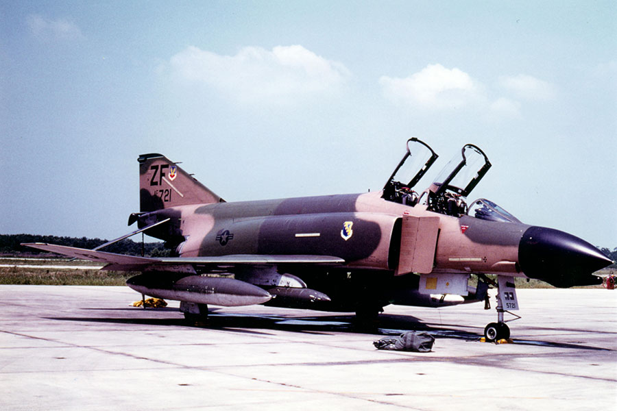 1981 May 31st - F4D Phantom AF65-721 - England AFB enroute Homestead AFB - Sqn Ldr Jim Barclay RNZAF & LTC Tim McConnell