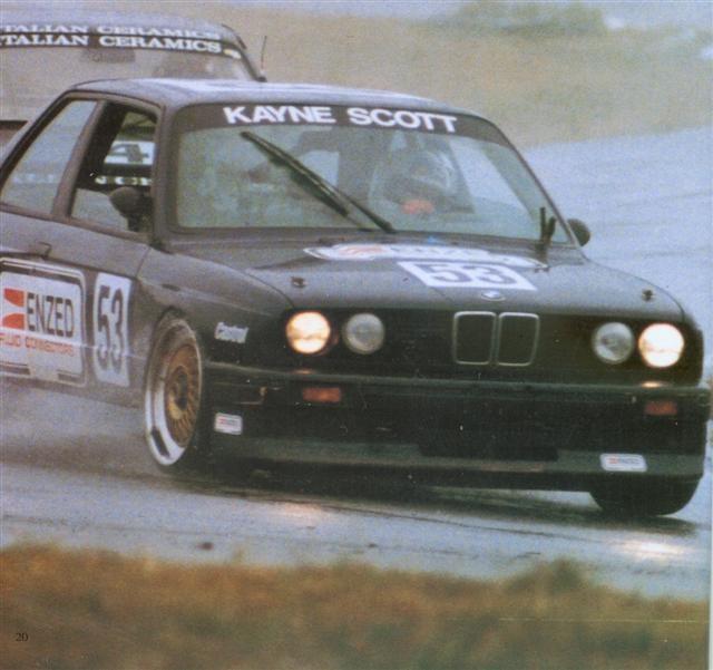 Kayne Scott BMW M3 – Manfeild 22 Jan 89