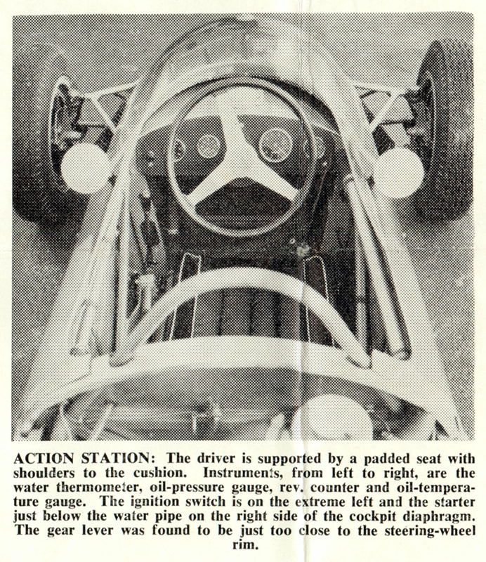 1961 Gemini Mk3A Cosworth-Ford 996cc Formula Junior – photo ‘The Motoring News’ 9 Feb 1961