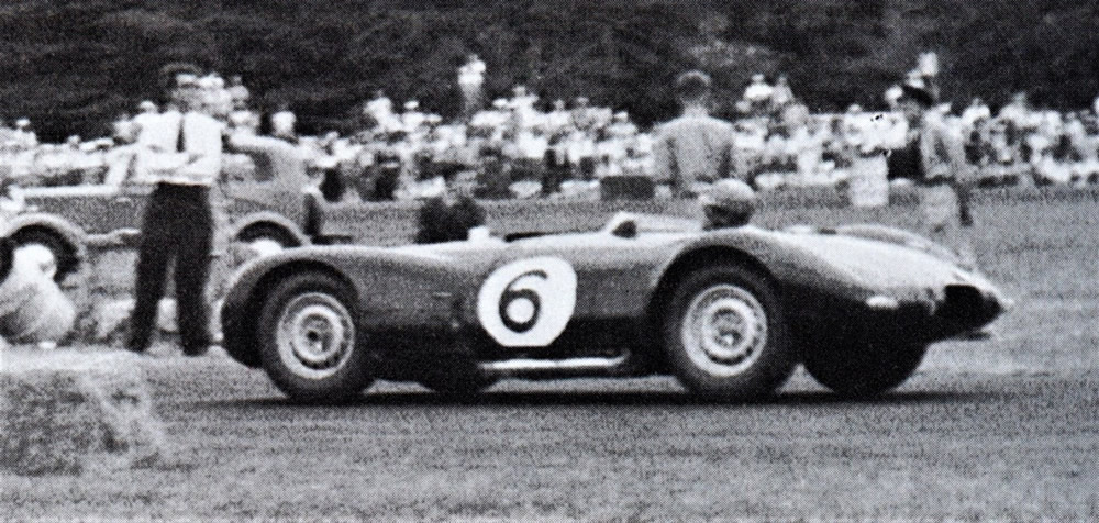 Ardmore 7 Jan 56 – Reg Parnell driving Peter Whitehead’s Cooper Mk2 T38-Jaguar – photo H. Gilroy in Vercoe’s ‘Golden Era’ book, page 92