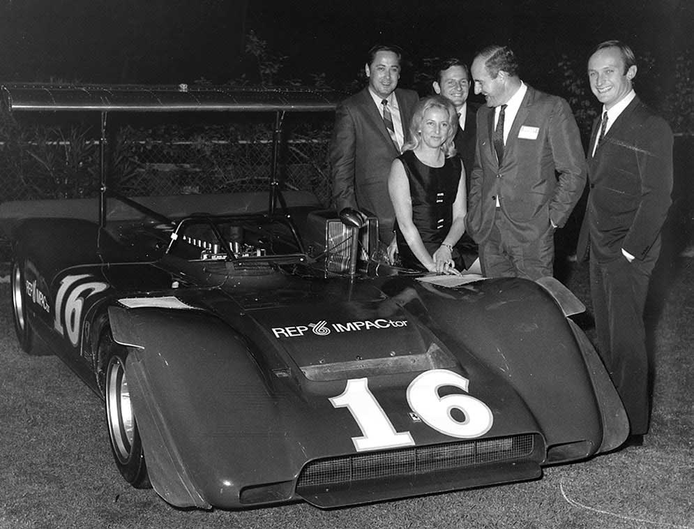 Chris Amon 1969 Ferrari 612 Press Dinner