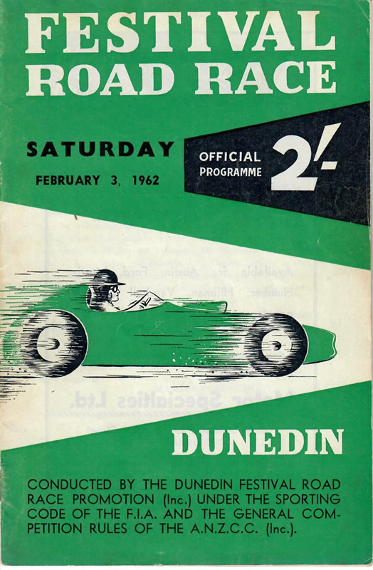 Festival Road Race Dunedin 1962