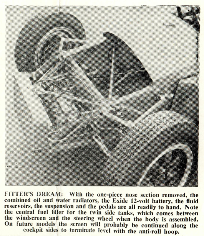 1961 Gemini Mk3A Cosworth-Ford 996cc Formula Junior – photo ‘The Motoring News’ 9 Feb 1961