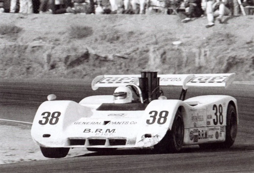 1971 Howden Ganley BRM P167 01 Chev V8 Can Am 7600cc 3rd Place LA Times GP, Riverside,