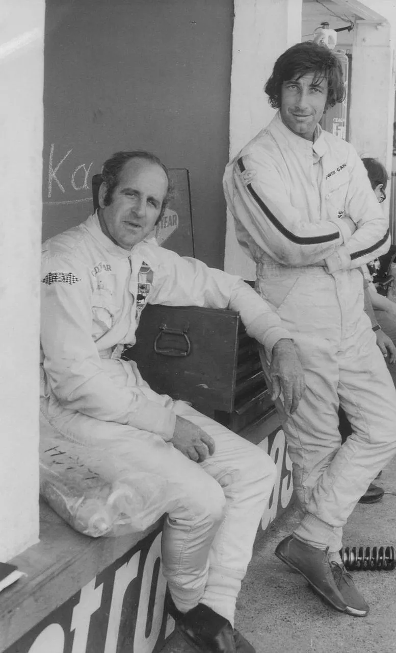 1971 Howden Ganley & Denny Hulme German GP, Nurburgring 1 Aug 71