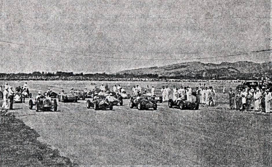 Start Grid for the Lady Wigram Trophy Race 6 Feb 54