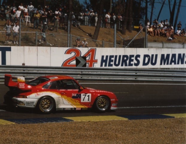 Le Mans 1996 – #71 Porsche GT2 Le Mans 3.6 turbo of Bill Farmer, Greg Murphy and Robert Nearn – photo Bill Farmer