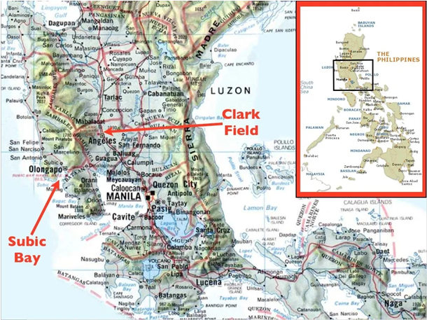 Map Clark Field