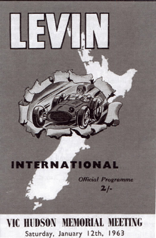 Motor Racing Programme Levin New Zealand 1963