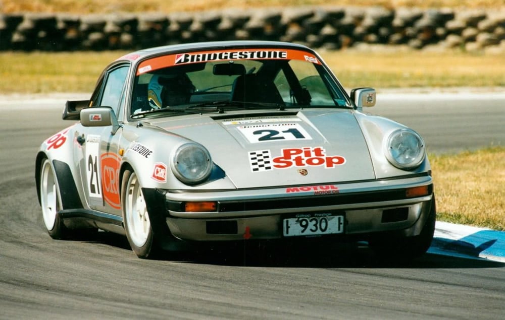 Ray Williams 1982 Porsche 930 Turbo ‘Peace’ car Winner 1997/98 Bridgestone Porsche Club Championship – photo Euan Cameron via Ray Williams