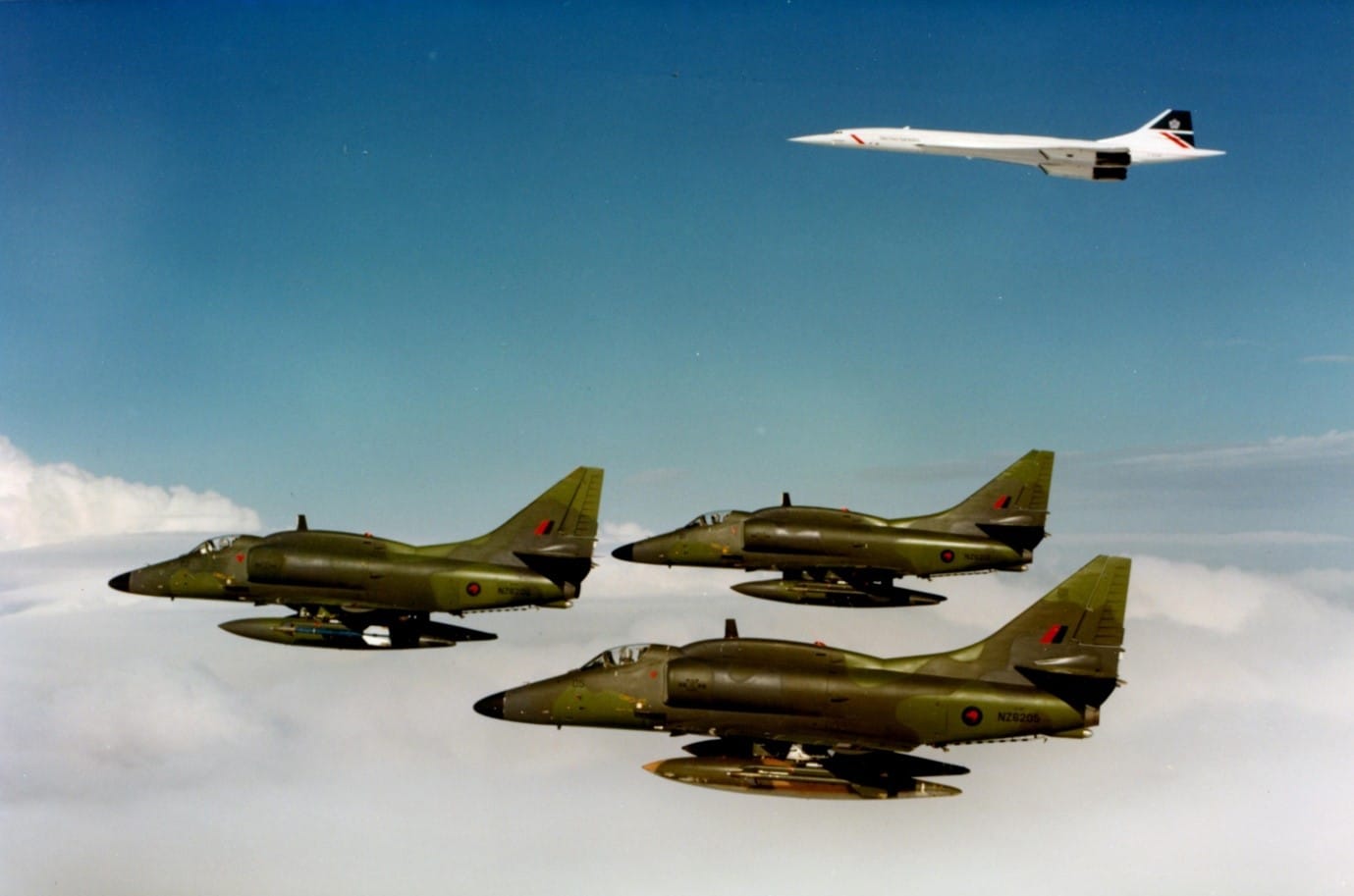 Rnzaf Greeting Concorde 1986